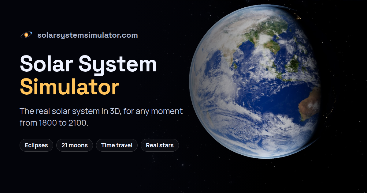 Eclipse Simulator – Solar and Lunar Eclipses in 3D